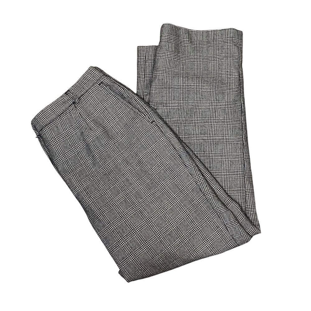 Vintage Appleseed's 100% Wool Plaid Front Pleated Trousers Women's Size 14P